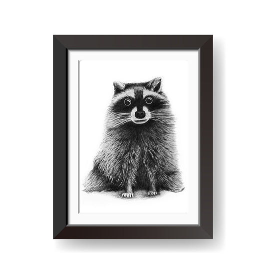 Racoon Print
