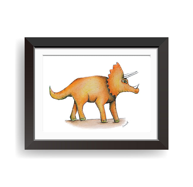 Max The Dinosaur Print