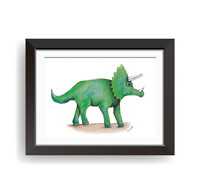 Max The Dinosaur Print